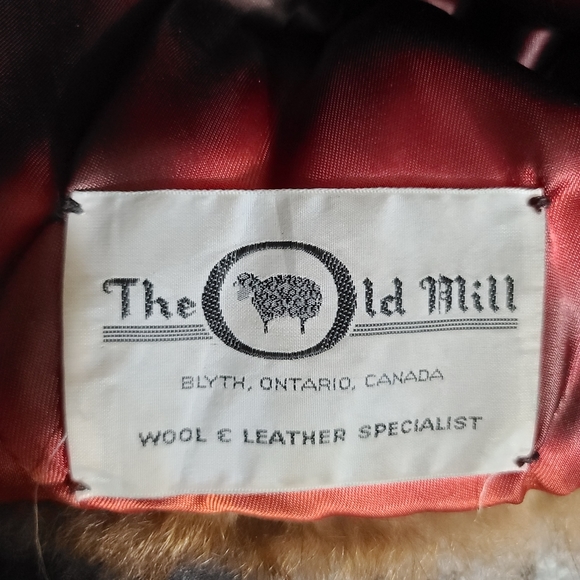 Rajac Vintage Brown Leather Fur Coat - Picture 11 of 13